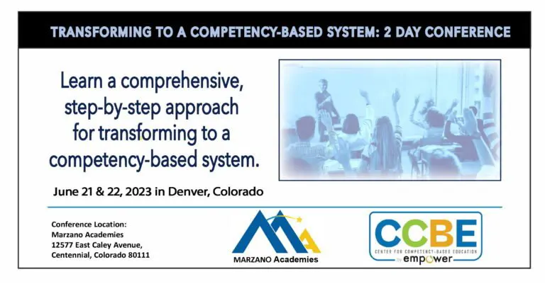 Transforming to a Competency Based System Conference